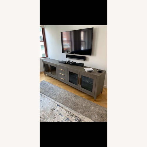Used Restoration Hardware Shagreen Media Console for sale on AptDeco