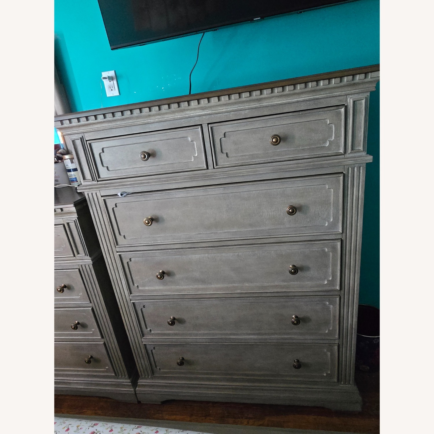 Ashley Furniture Borlend Wood Veneer Chest - image-2