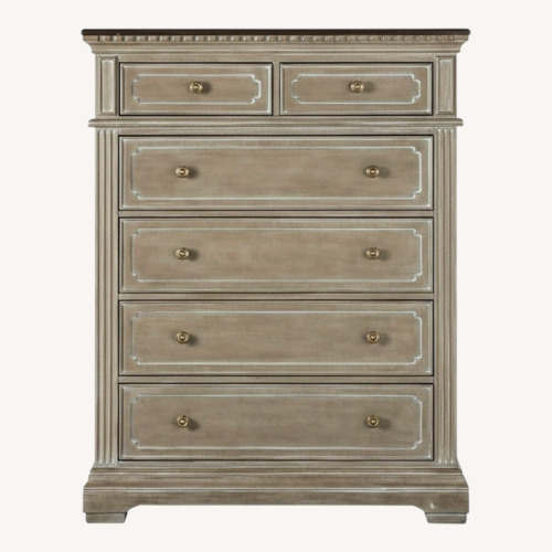 Used Ashley Furniture Borlend Wood Veneer Chest for sale on AptDeco
