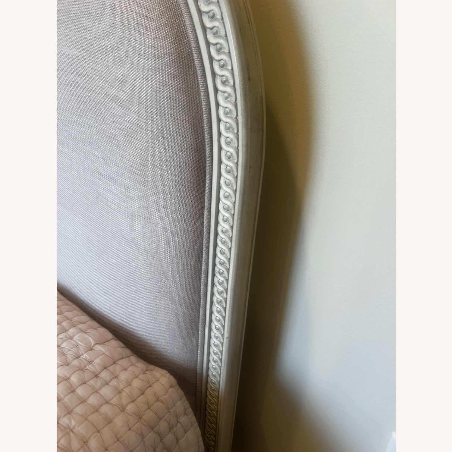 Restoration Hardware Light Gray Wood Twin Bed - image-6