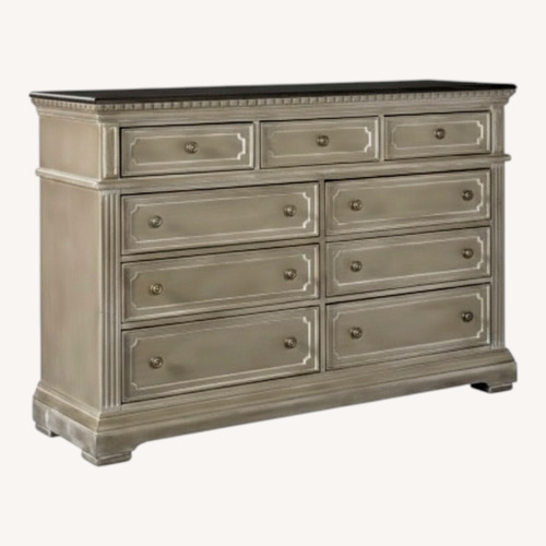 Used Ashley Furniture Borlend Wood Veneer Dresser for sale on AptDeco