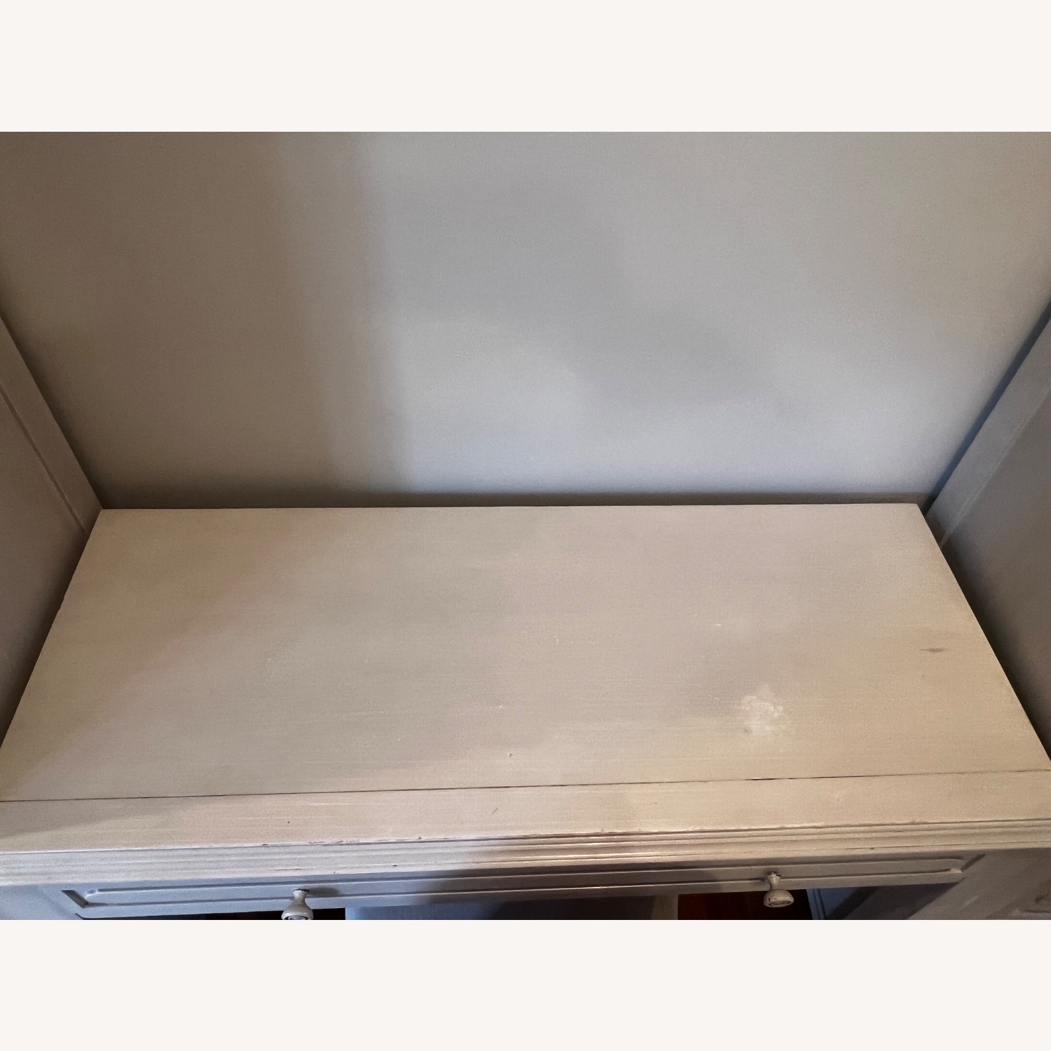 Restoration Hardware Light Gray Wood Bookcase - image-6