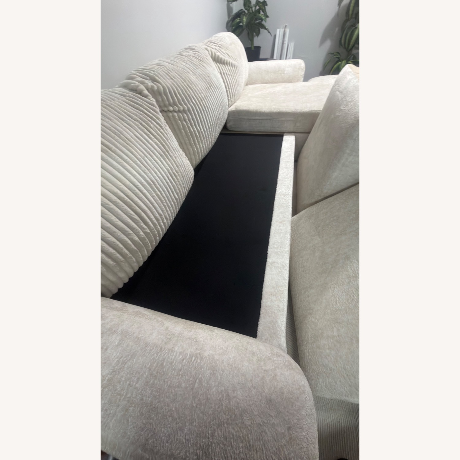 Ashley Furniture White 2 Piece Sectional - image-4