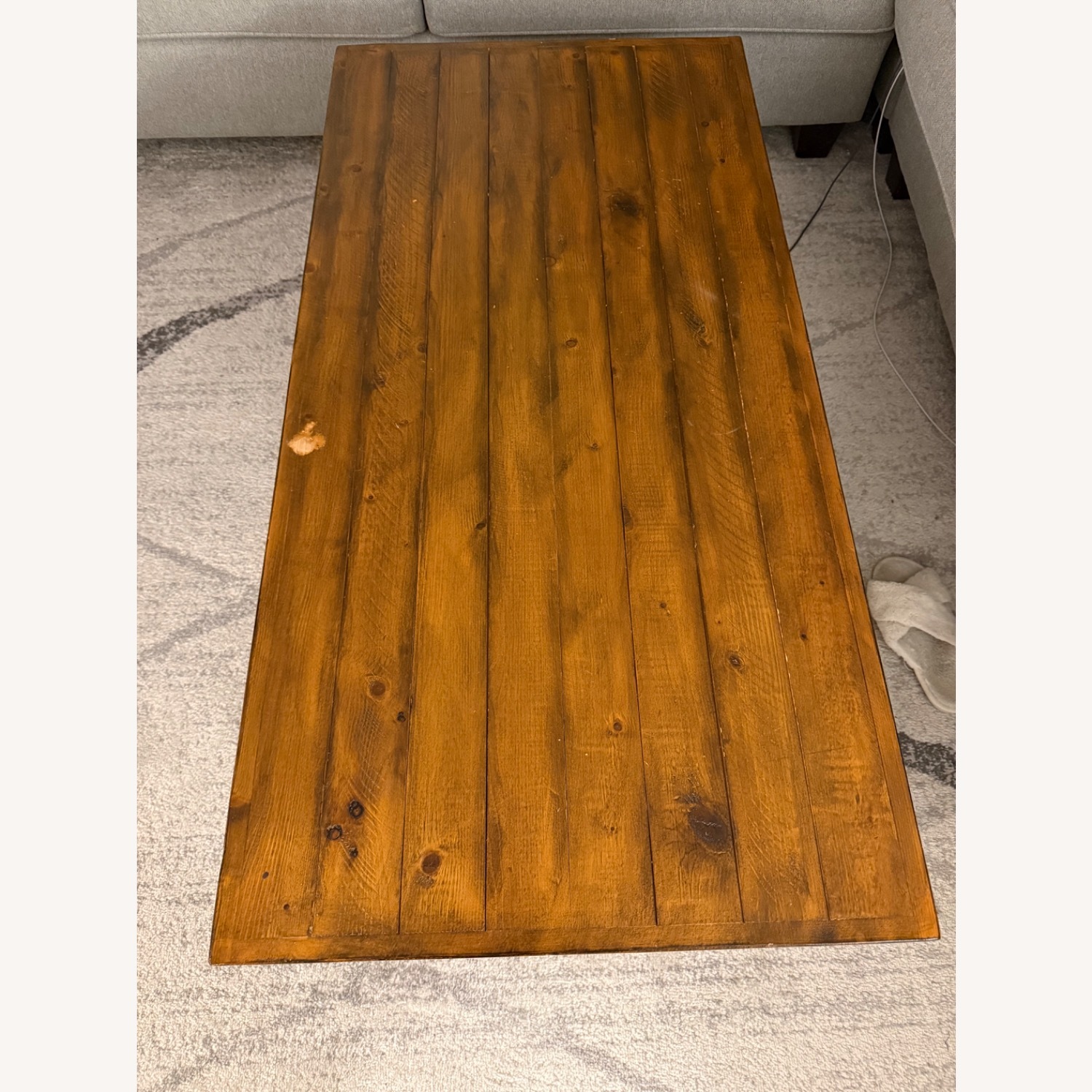 Natural Wood Coffee Table - image-4