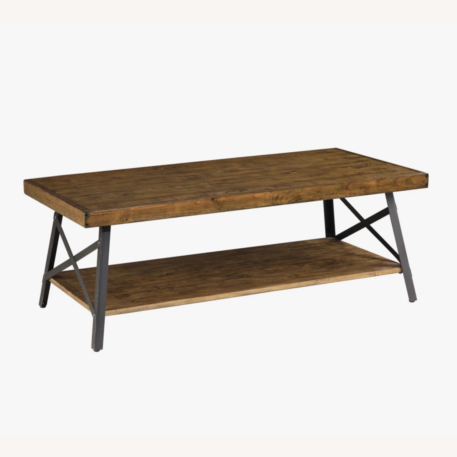 Natural Wood Coffee Table - image-8