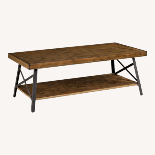 Used Natural Wood Coffee Table for sale on AptDeco