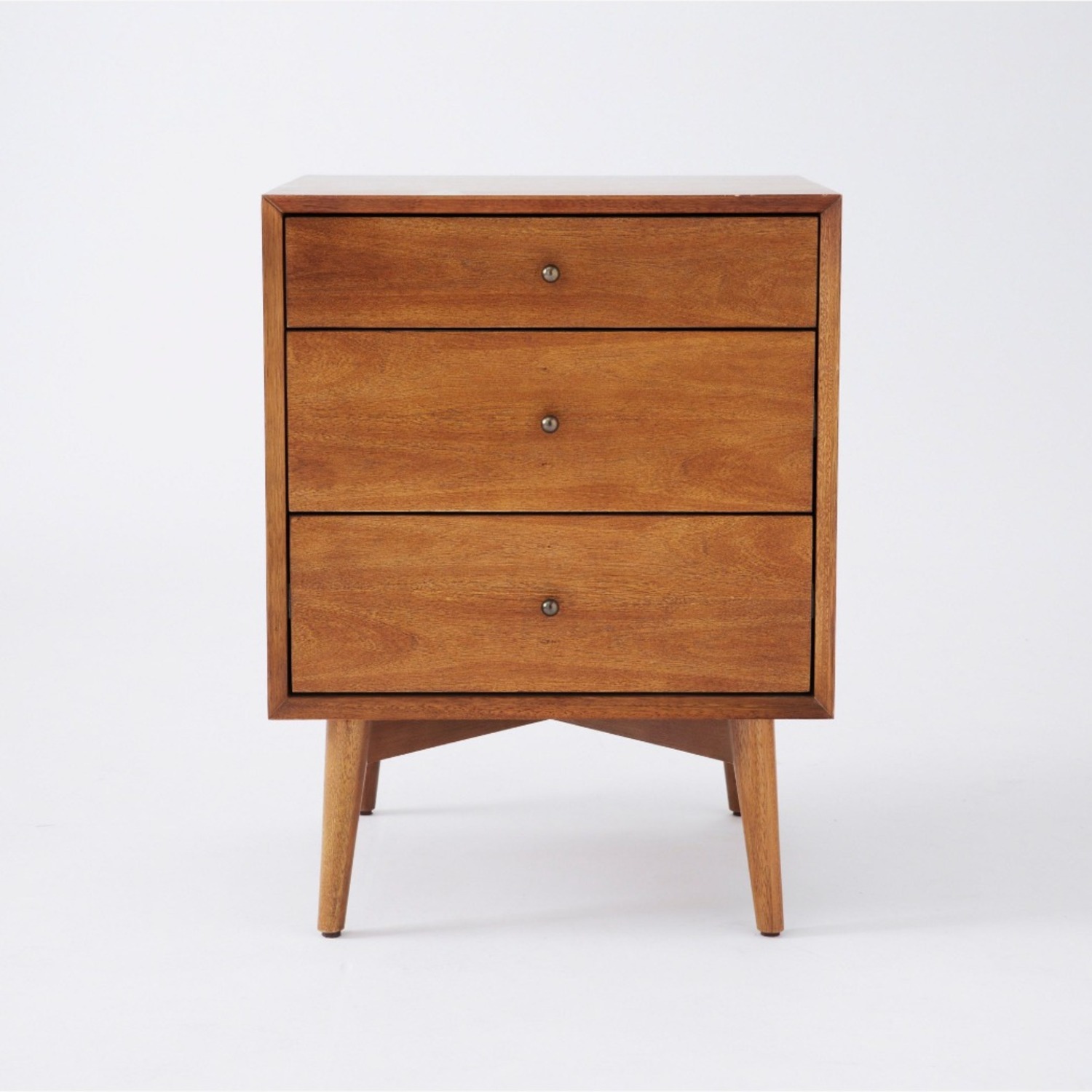 West Elm Mid Century Light Brown Wood Bookcase - image-3