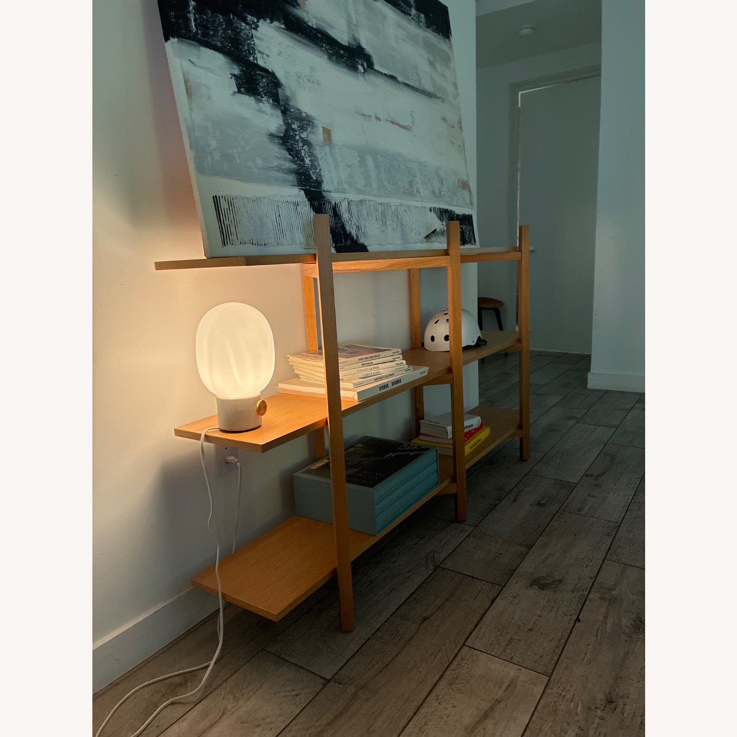 Hem Zig Zag Low Shelf Oak - image-2