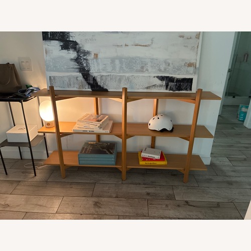 Used Hem Zig Zag Low Shelf Oak for sale on AptDeco