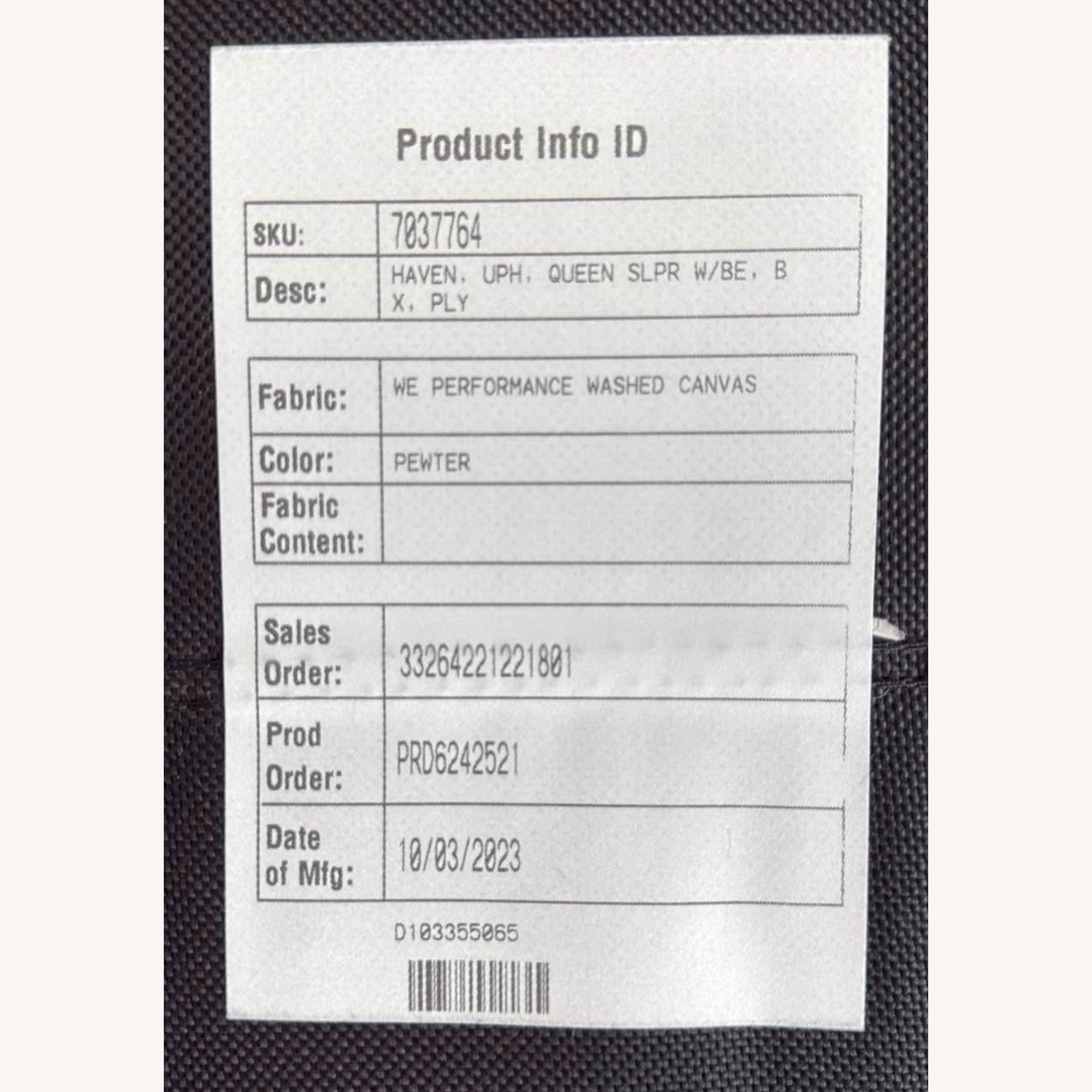 West Elm Dark Gray Sleeper Sofa - image-3