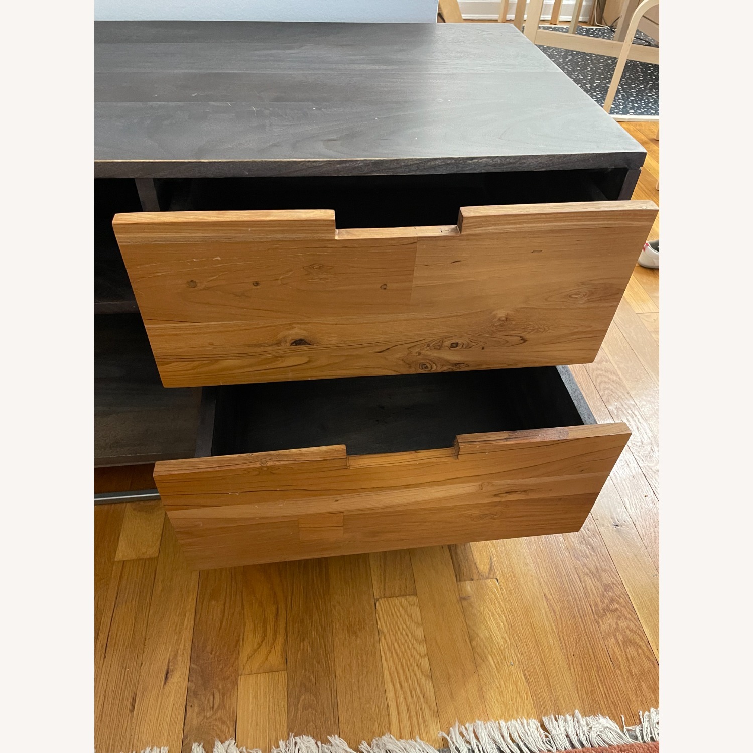 CB2 Dark Brown Wood Sideboard - image-4