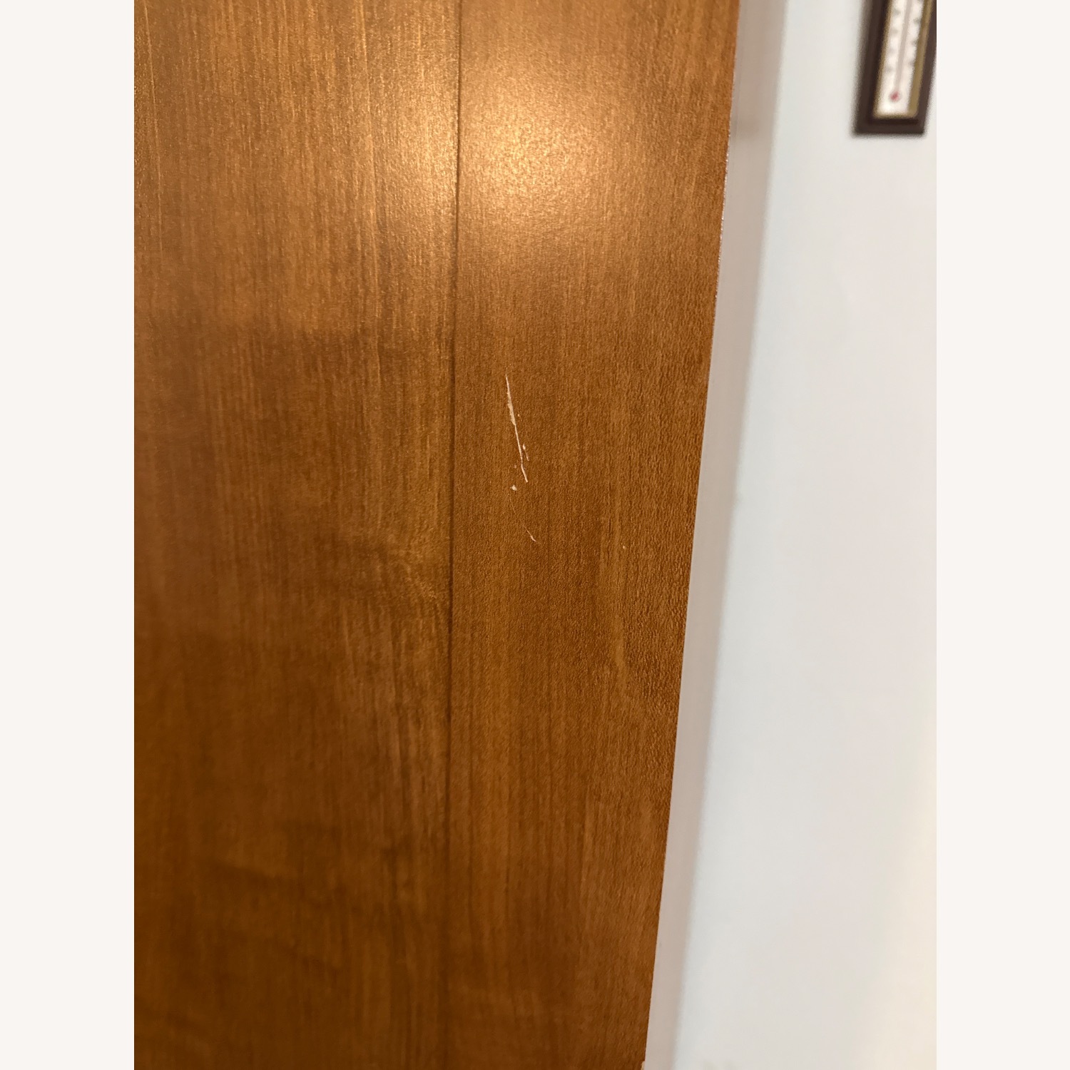 Dark Brown Wood Armoire - image-3