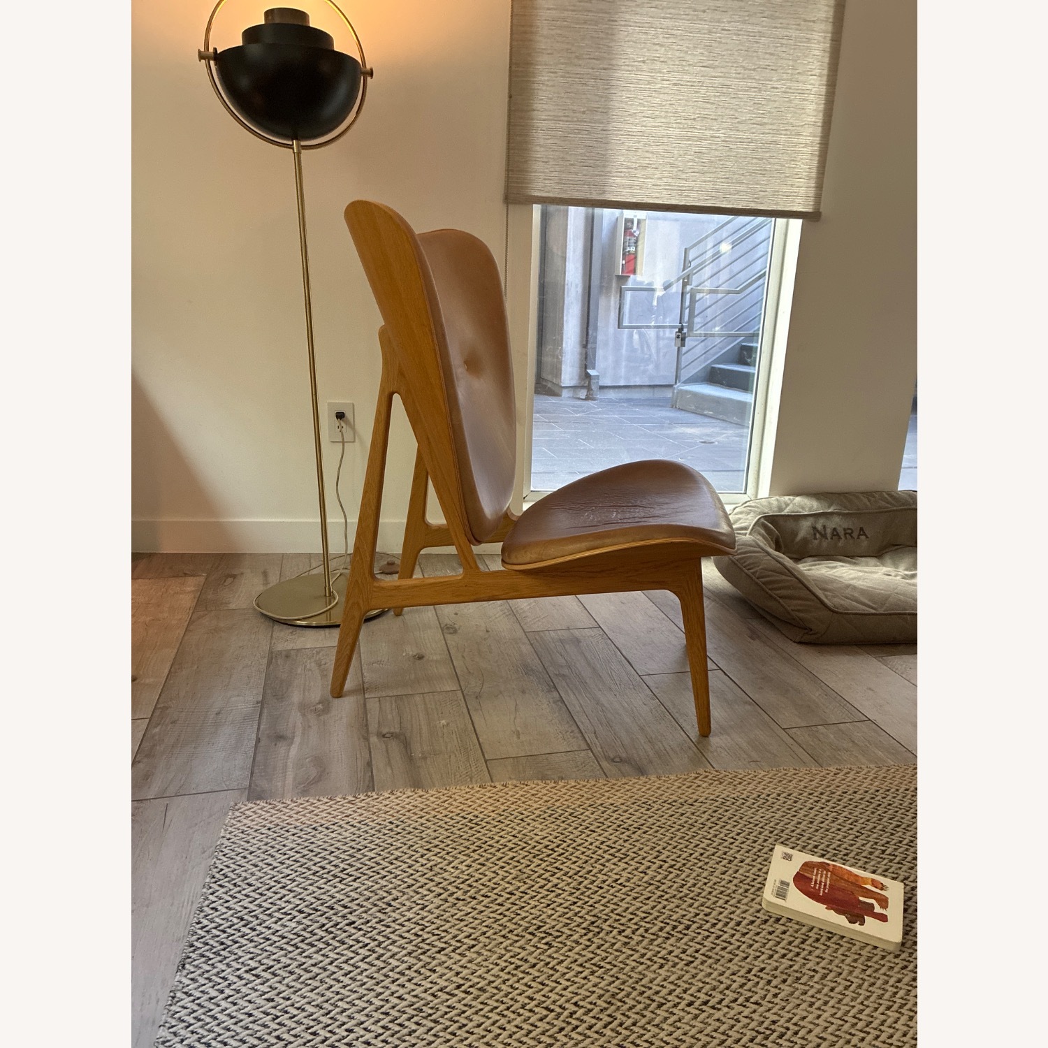 Nor11 Elephant Lounge Chair Leathe Oak - image-2