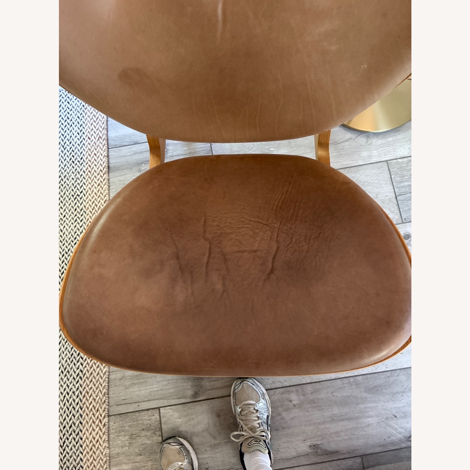 Nor11 Elephant Lounge Chair Leathe Oak - image-4