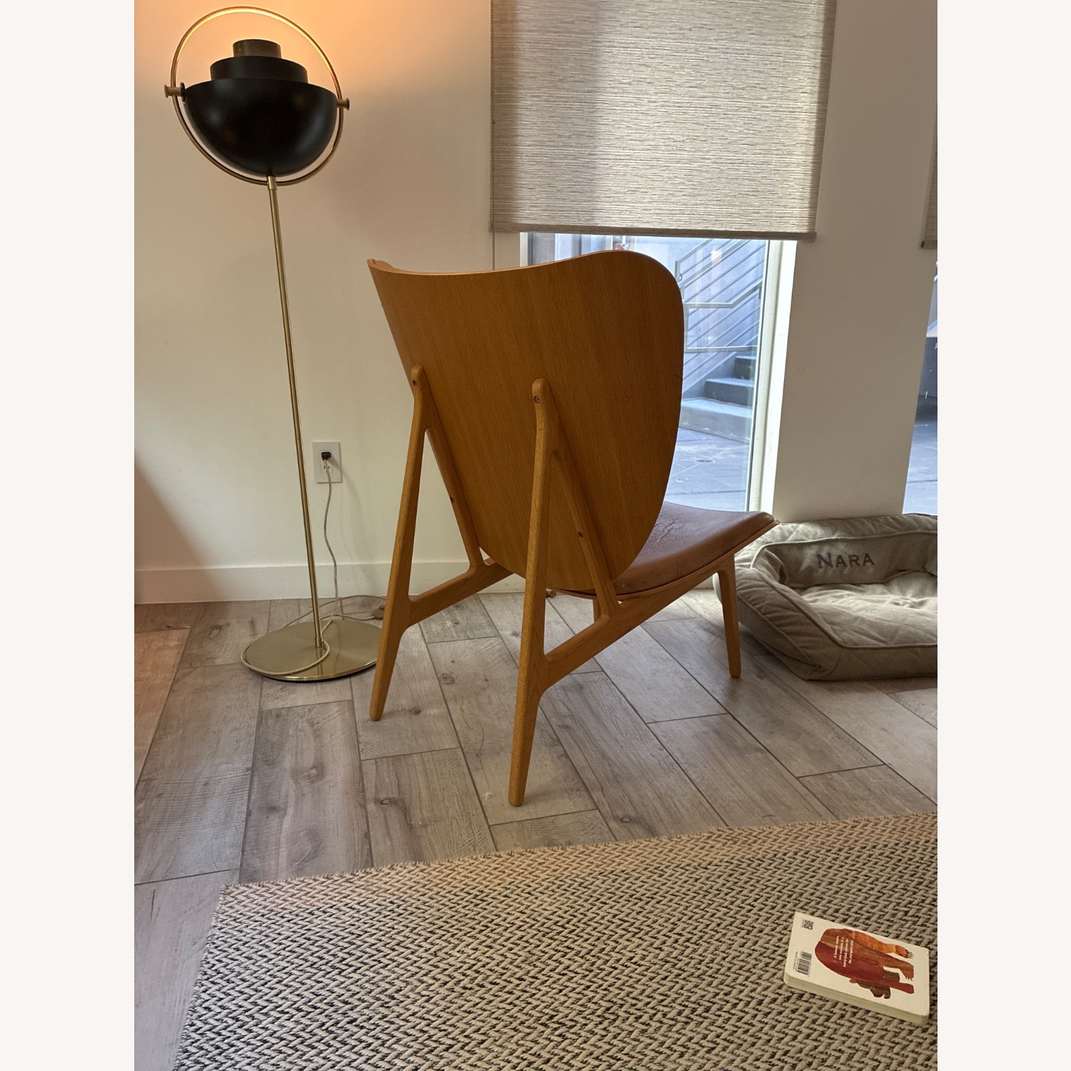 Nor11 Elephant Lounge Chair Leathe Oak - image-3