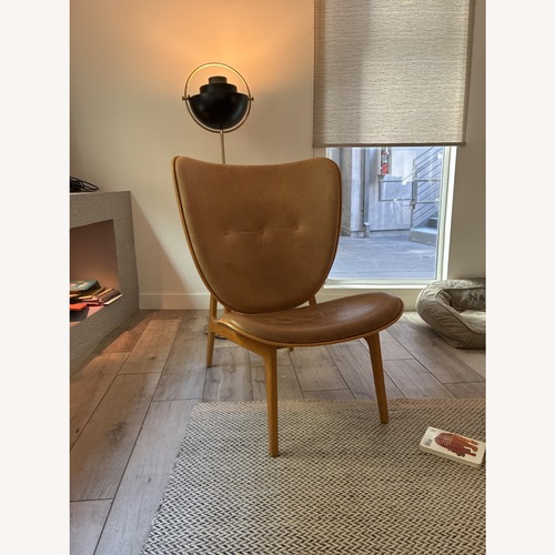Used Nor11 Elephant Lounge Chair Leathe Oak for sale on AptDeco
