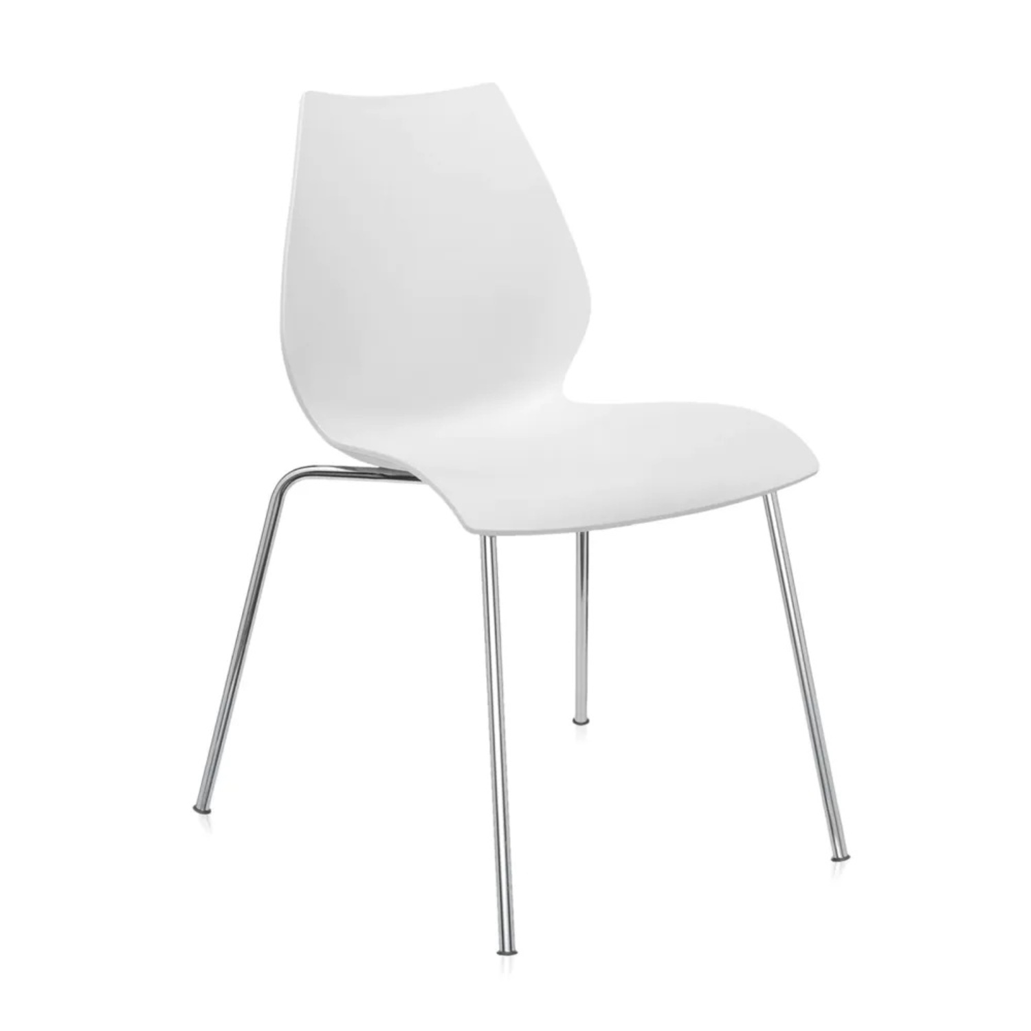 Kartell Maui White Dining Chairs - image-4