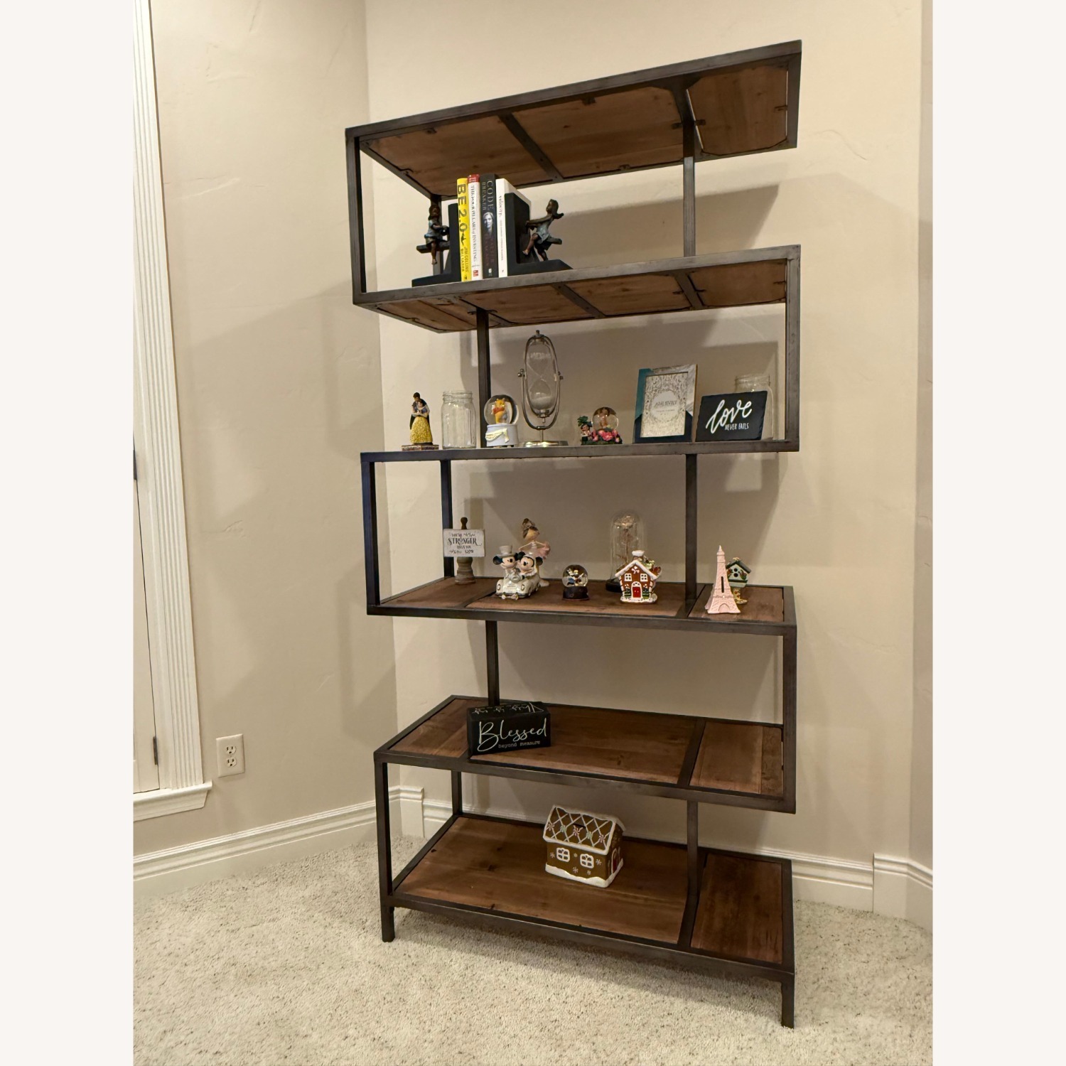 Uttermost Kelmen Etagere Asymmetrical Bookshelf - image-1