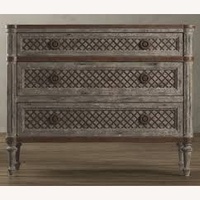 Restoration Hardware Light Gray Wood Nightstands