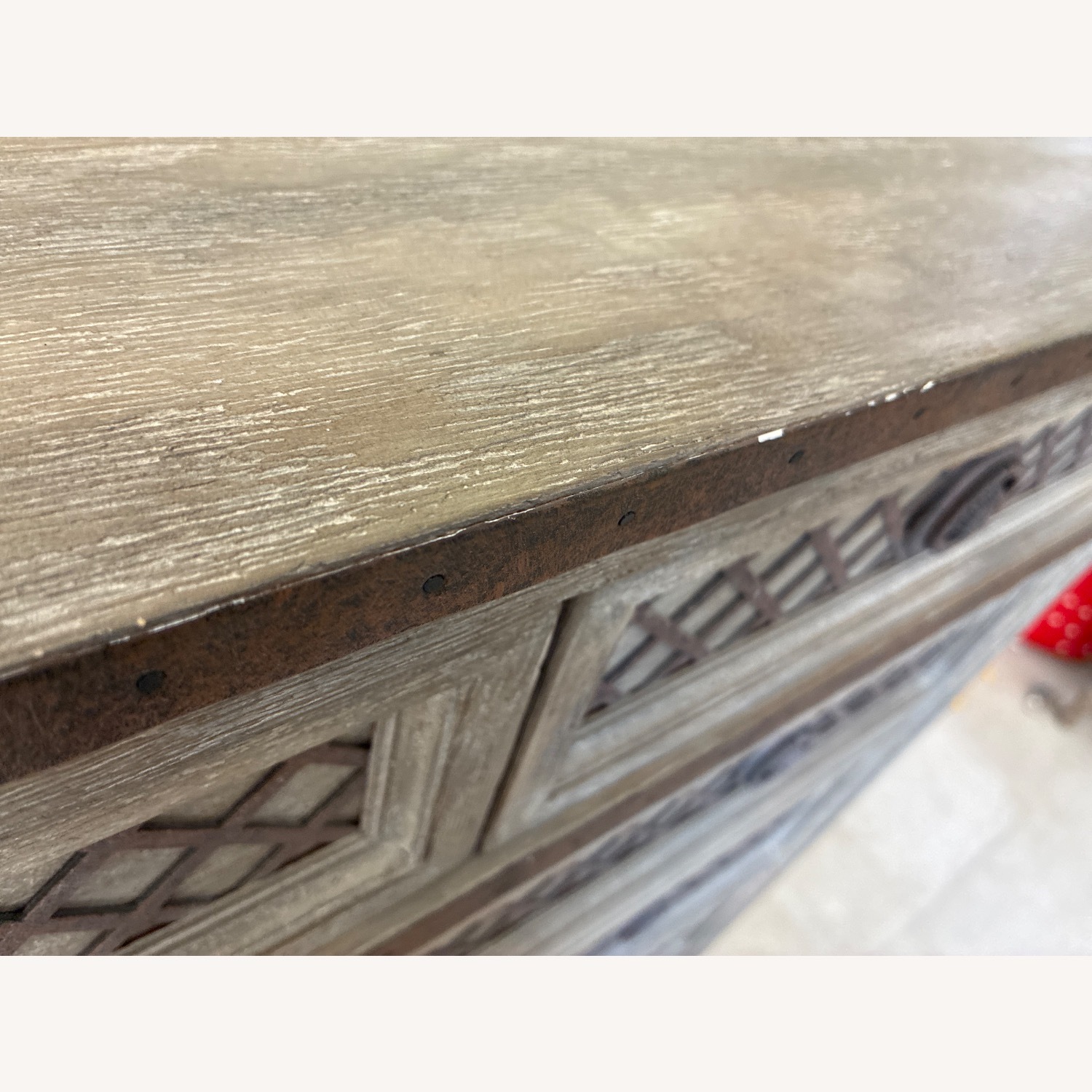 Restoration Hardware Light Gray Wood Dresser - image-4