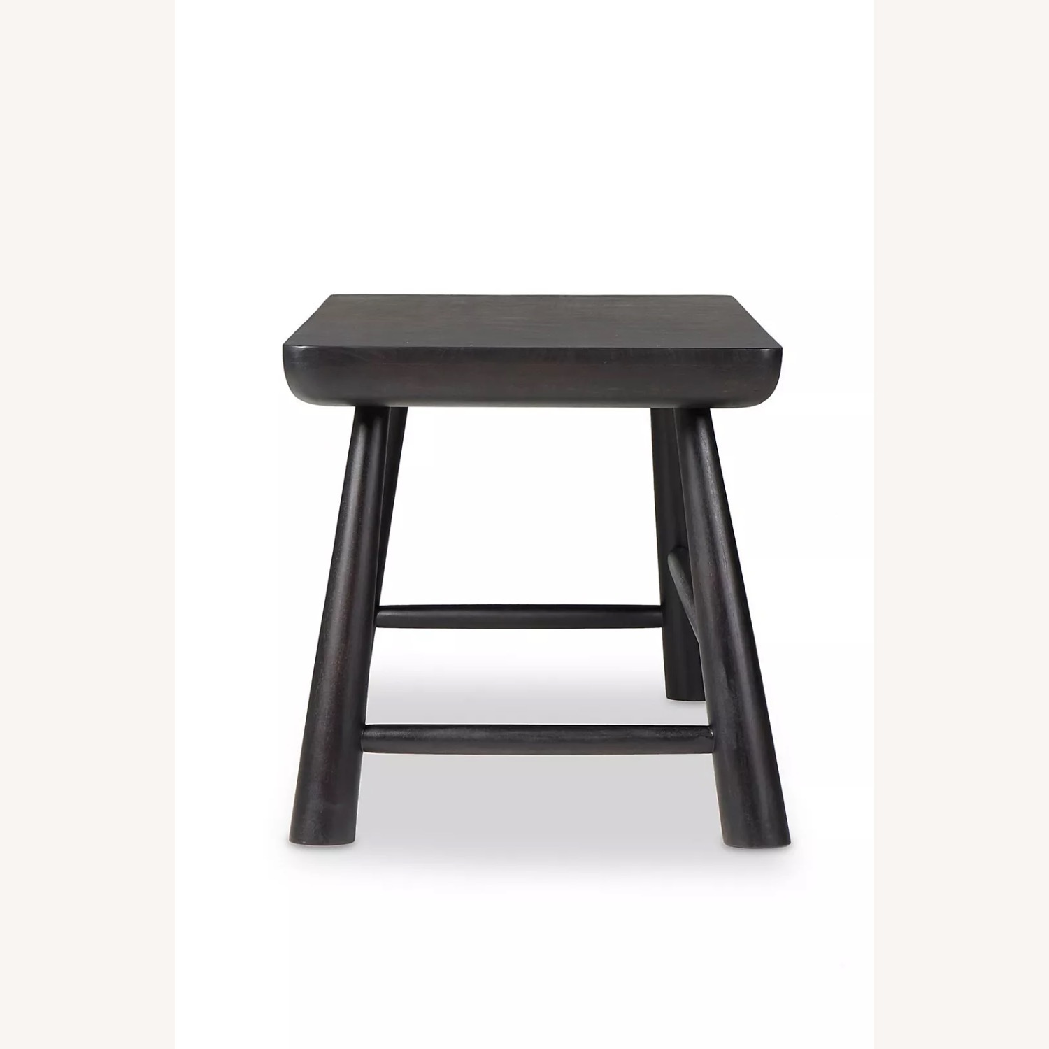 Anthropologie Lorik Rustic Acacia Wood Built-In Drawers Desk - image-2