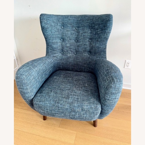 Used  Article Blue Armchair for sale on AptDeco