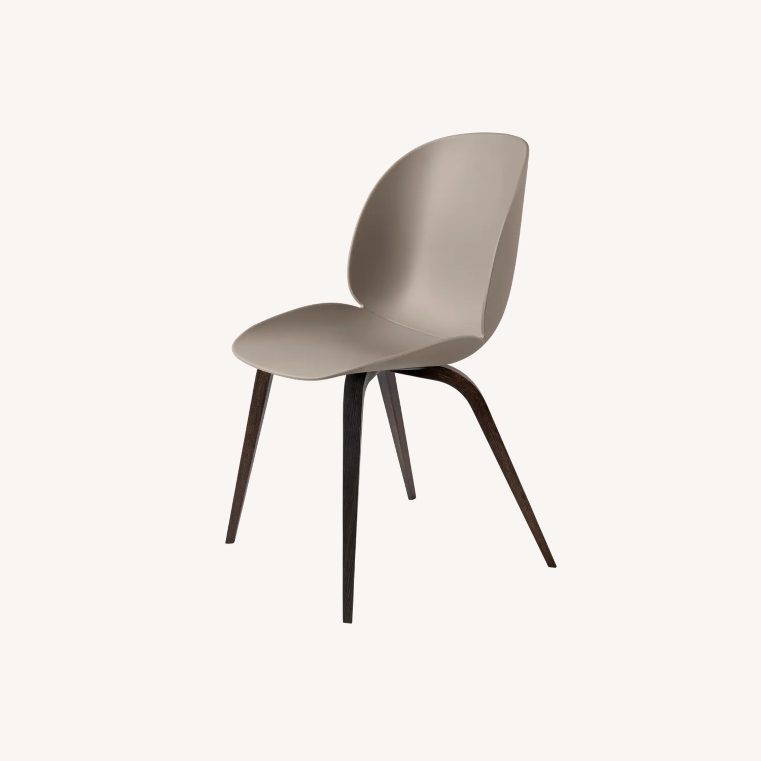 Gubi Beetle Shell Dining Chairs 6x w Smoked Oak - image-7