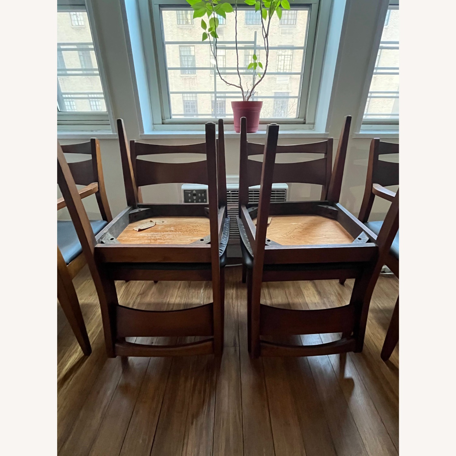 6 MCM Walnut Dining Chairs by Blowing Rock - image-7