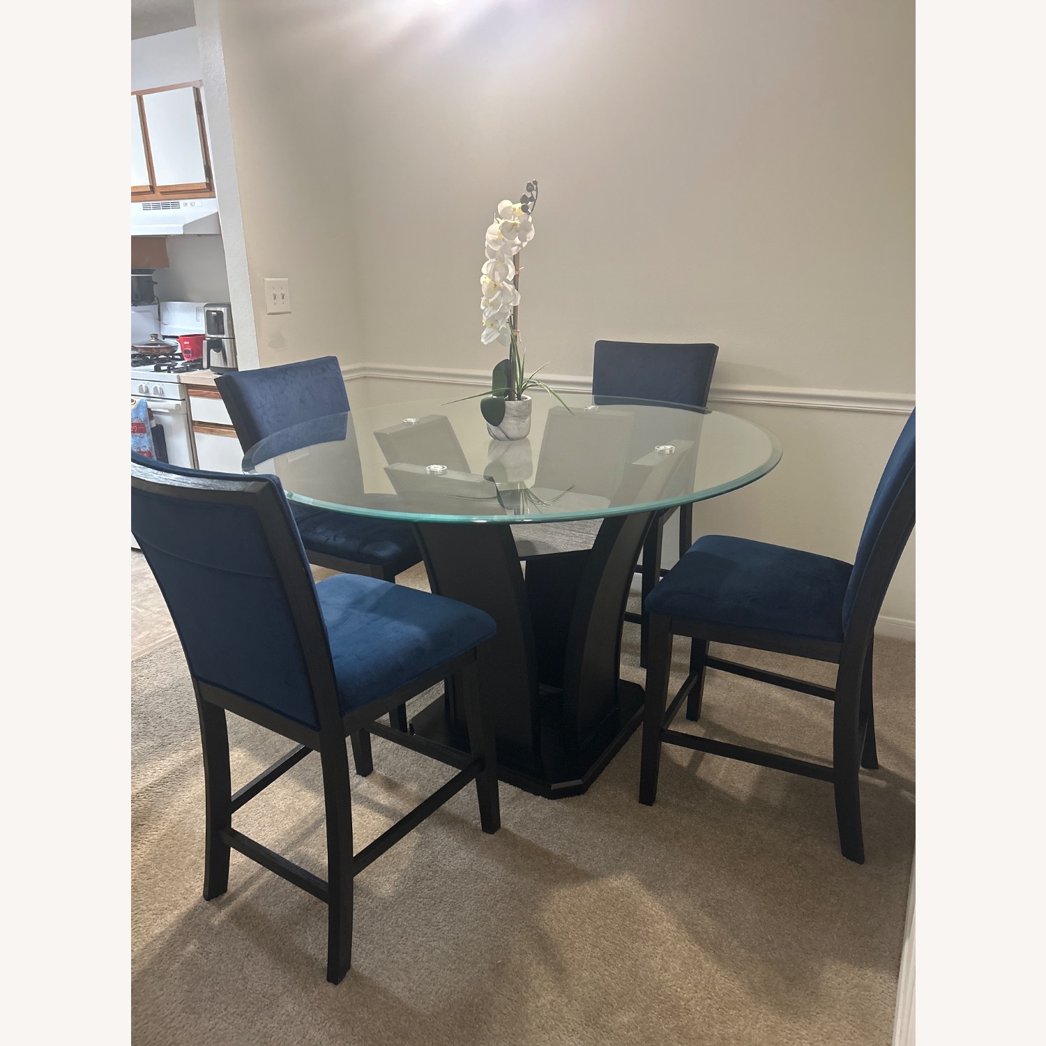 Bob's Discount Glass Dining Room Table  - image-3