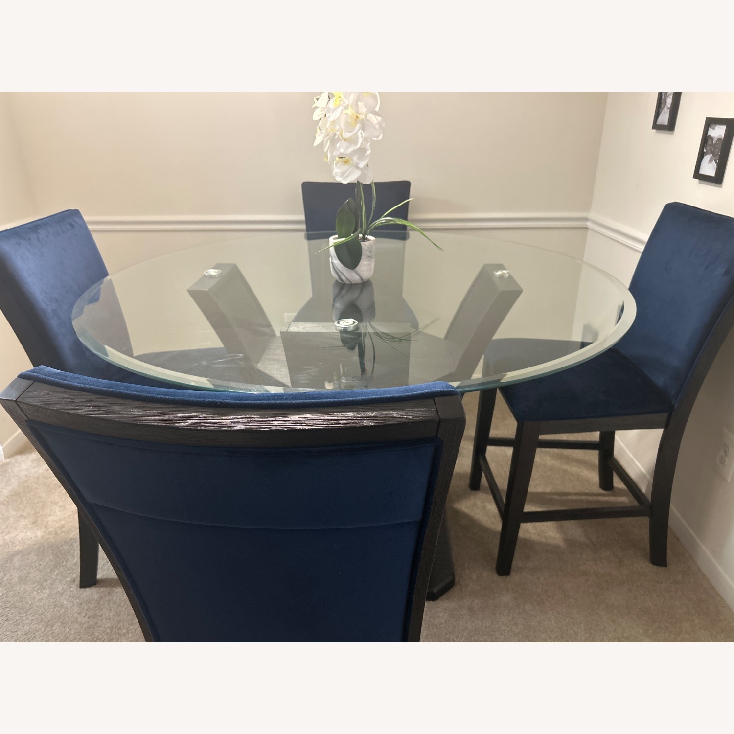 Bob's Discount Glass Dining Room Table  - image-2