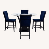 Bob's Discount Glass Dining Room Table