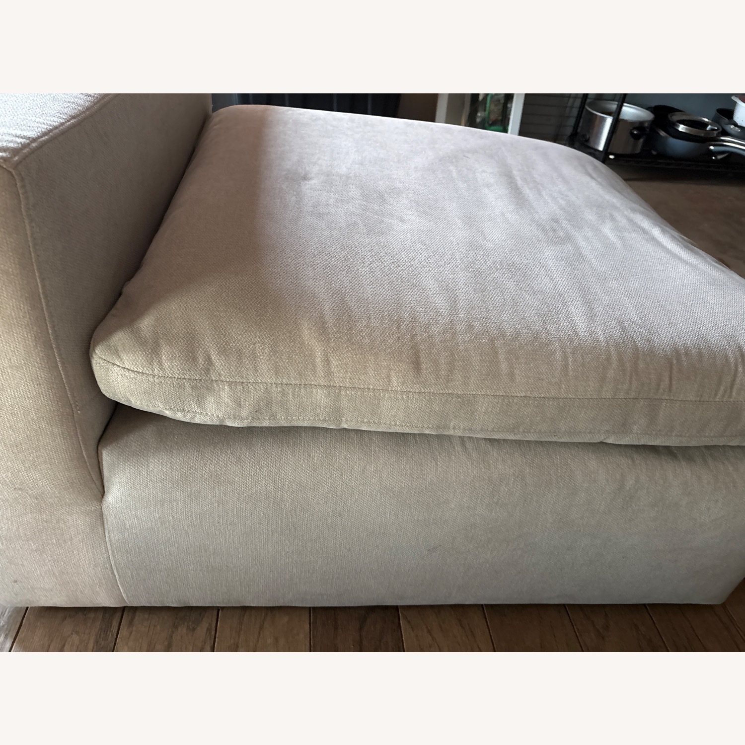 Living Spaces Beige 6 Pc Sectional Sofa - image-3