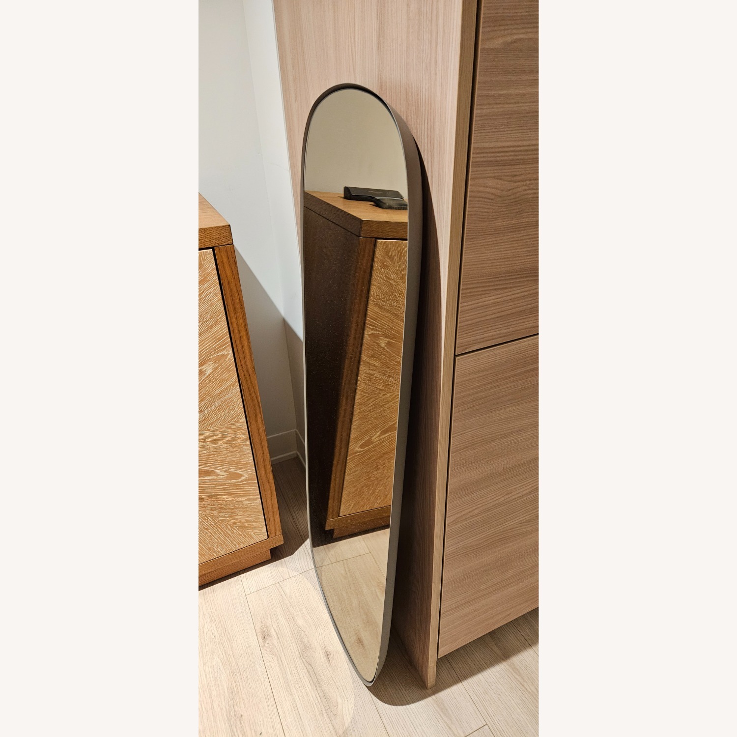 Design Within Reach Light Gray Metal Wall Mirror - image-2