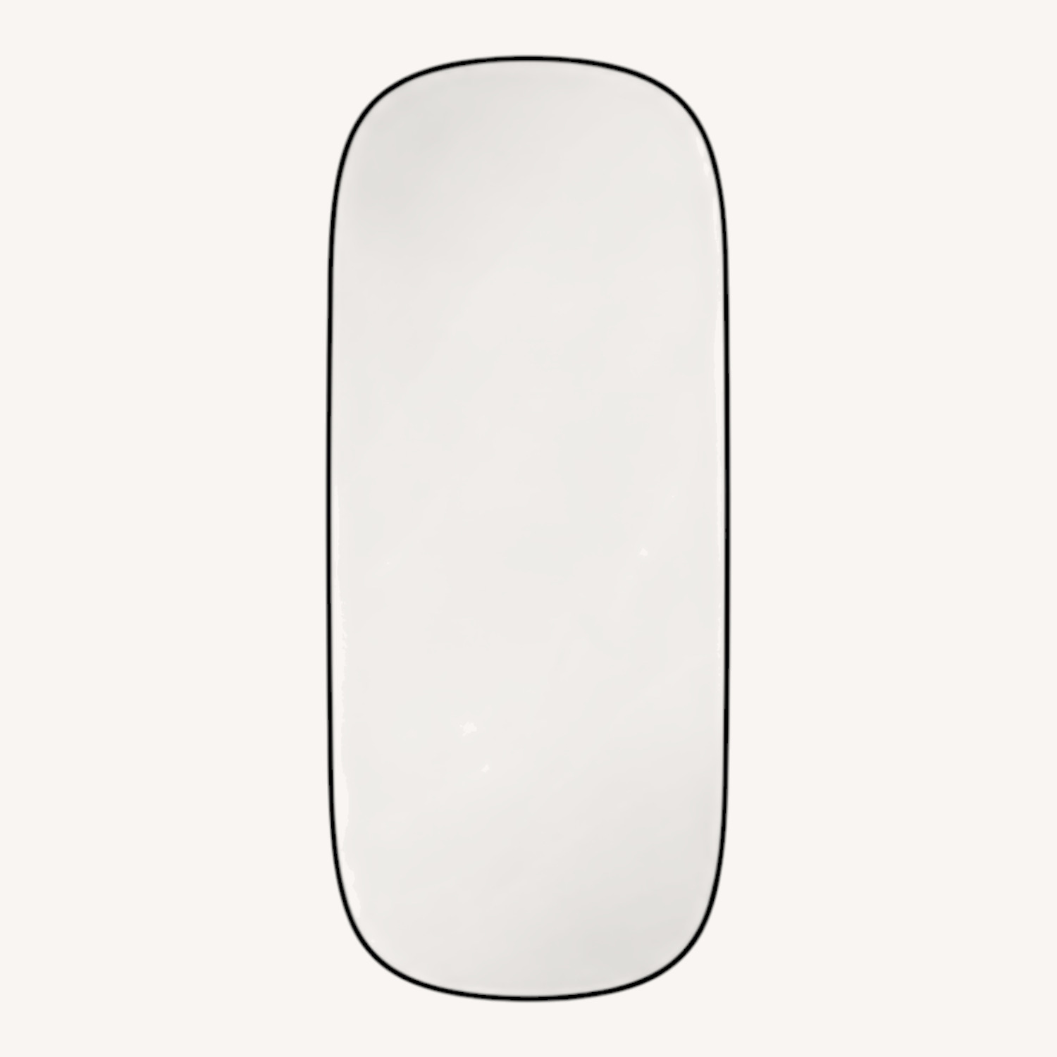 Design Within Reach Light Gray Metal Wall Mirror - image-0