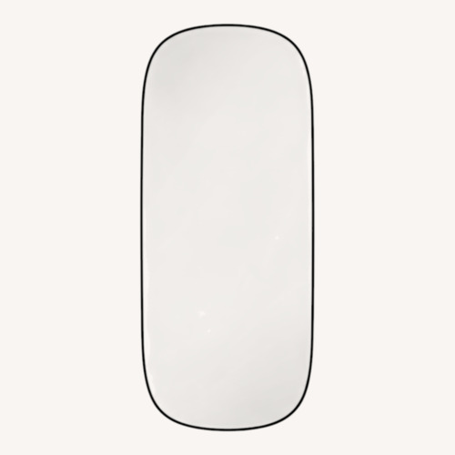 Used Design Within Reach Light Gray Metal Wall Mirror for sale on AptDeco