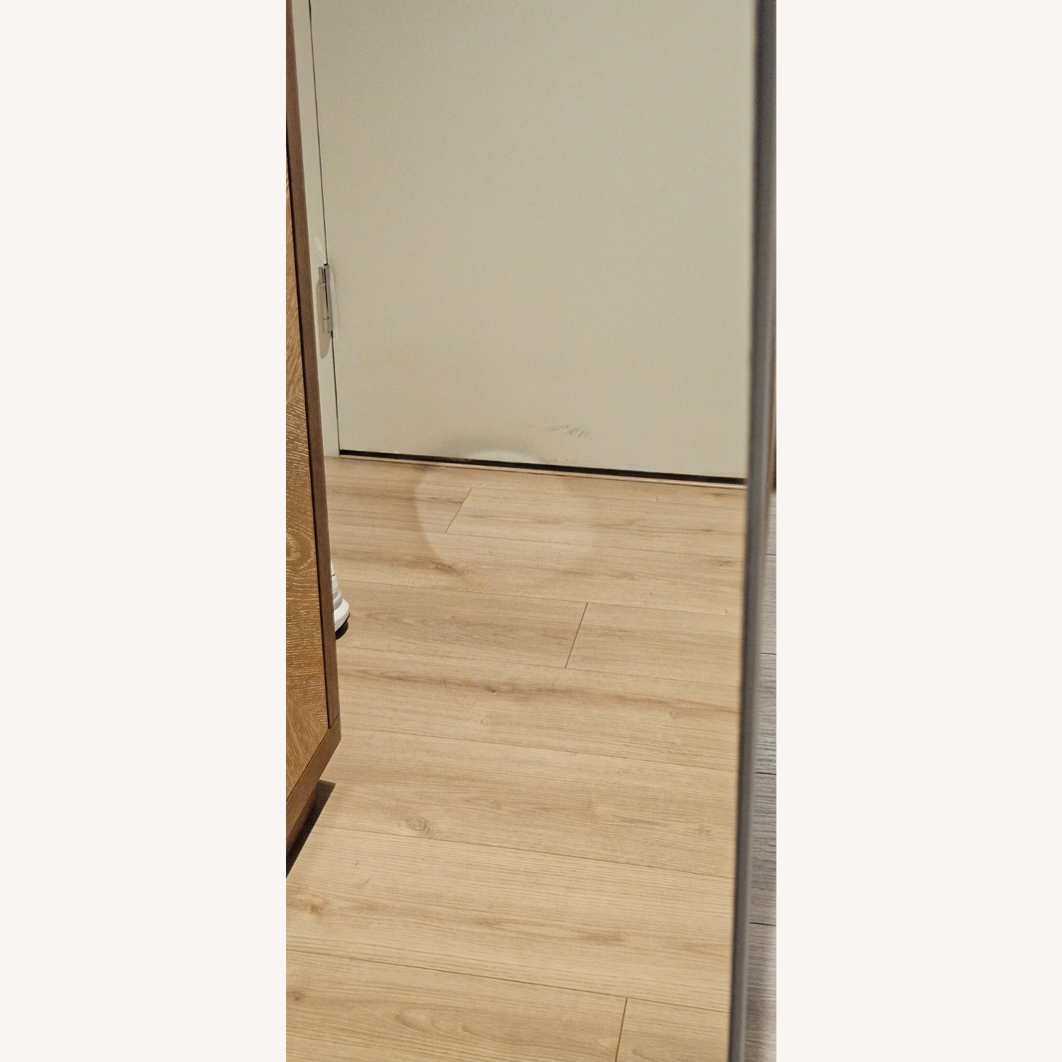 Design Within Reach Light Gray Metal Wall Mirror - image-4