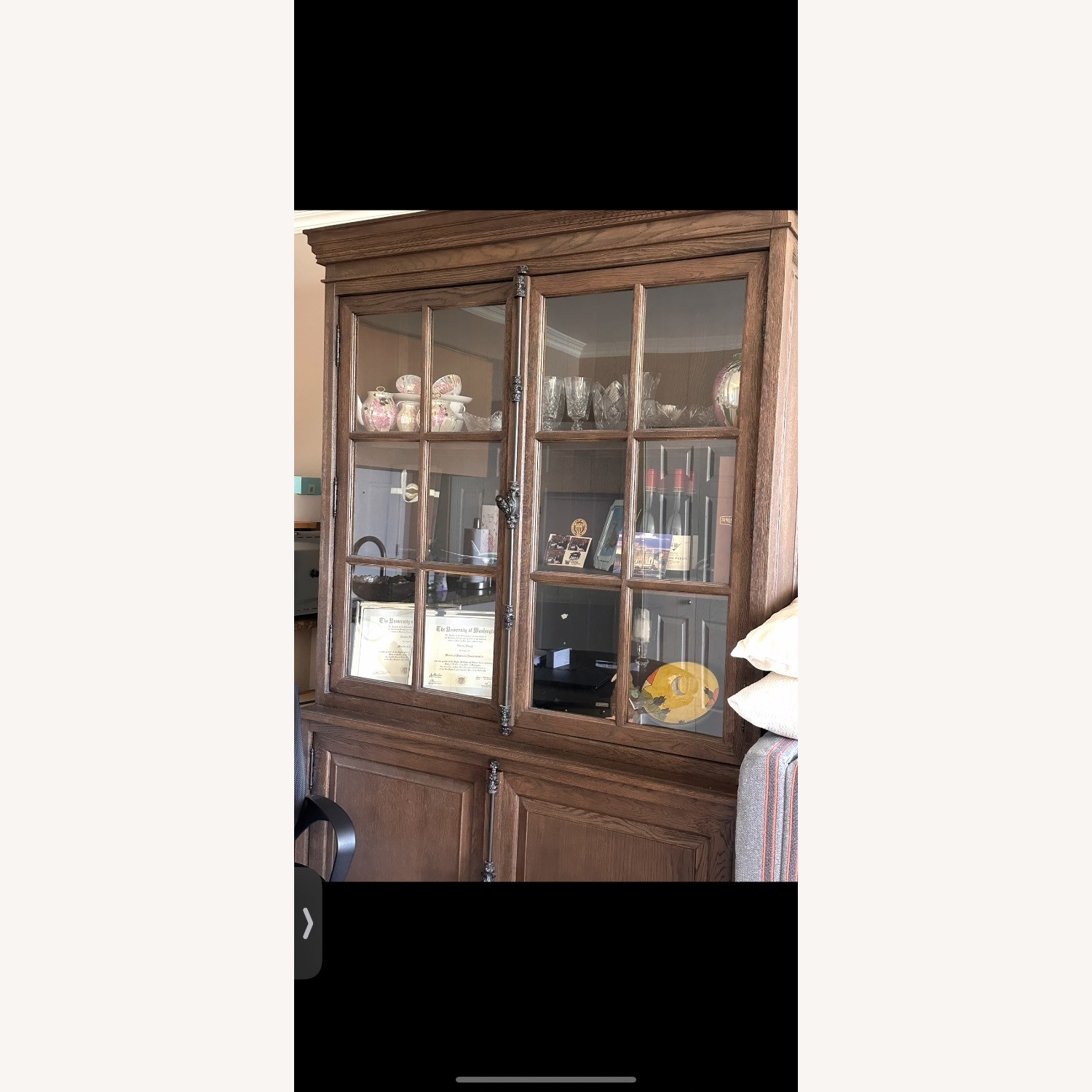 Restoration Hardware French Casement Double-Door Sideboard & Hutch - image-2