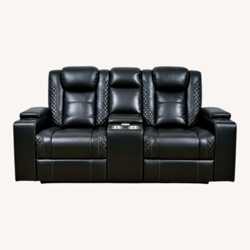 Used Commercial Seating Products Black 3+ Seater Sofa for sale on AptDeco