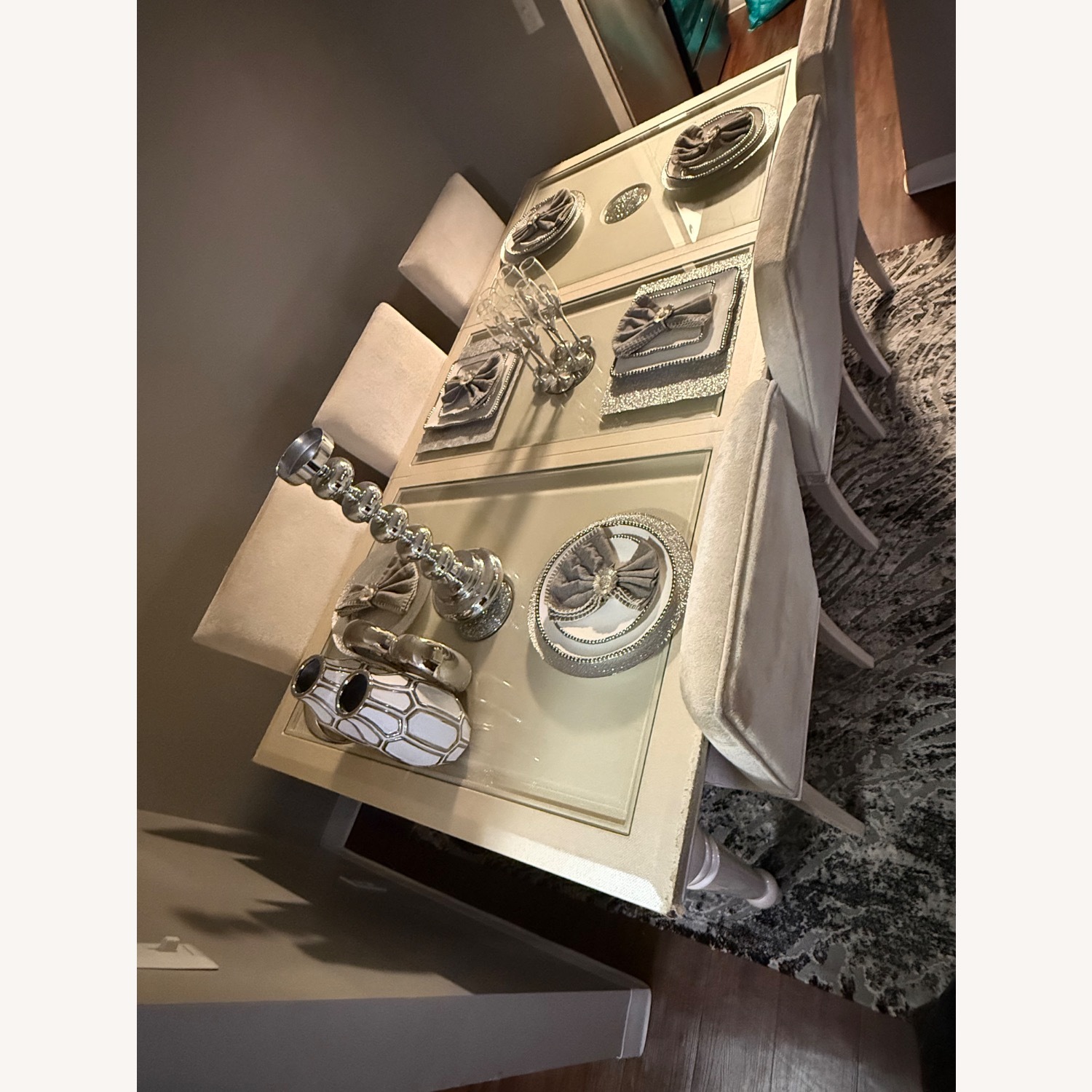 Citadel White Wood Dining Table - image-3