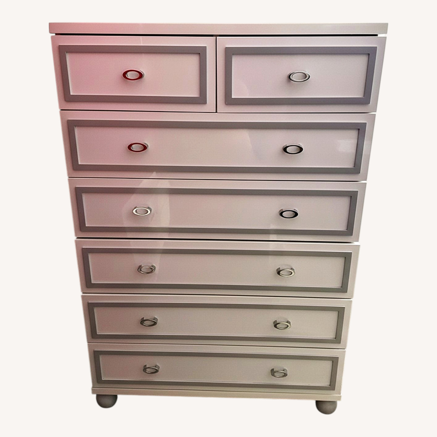 White Citadel Drawer Chest - image-0