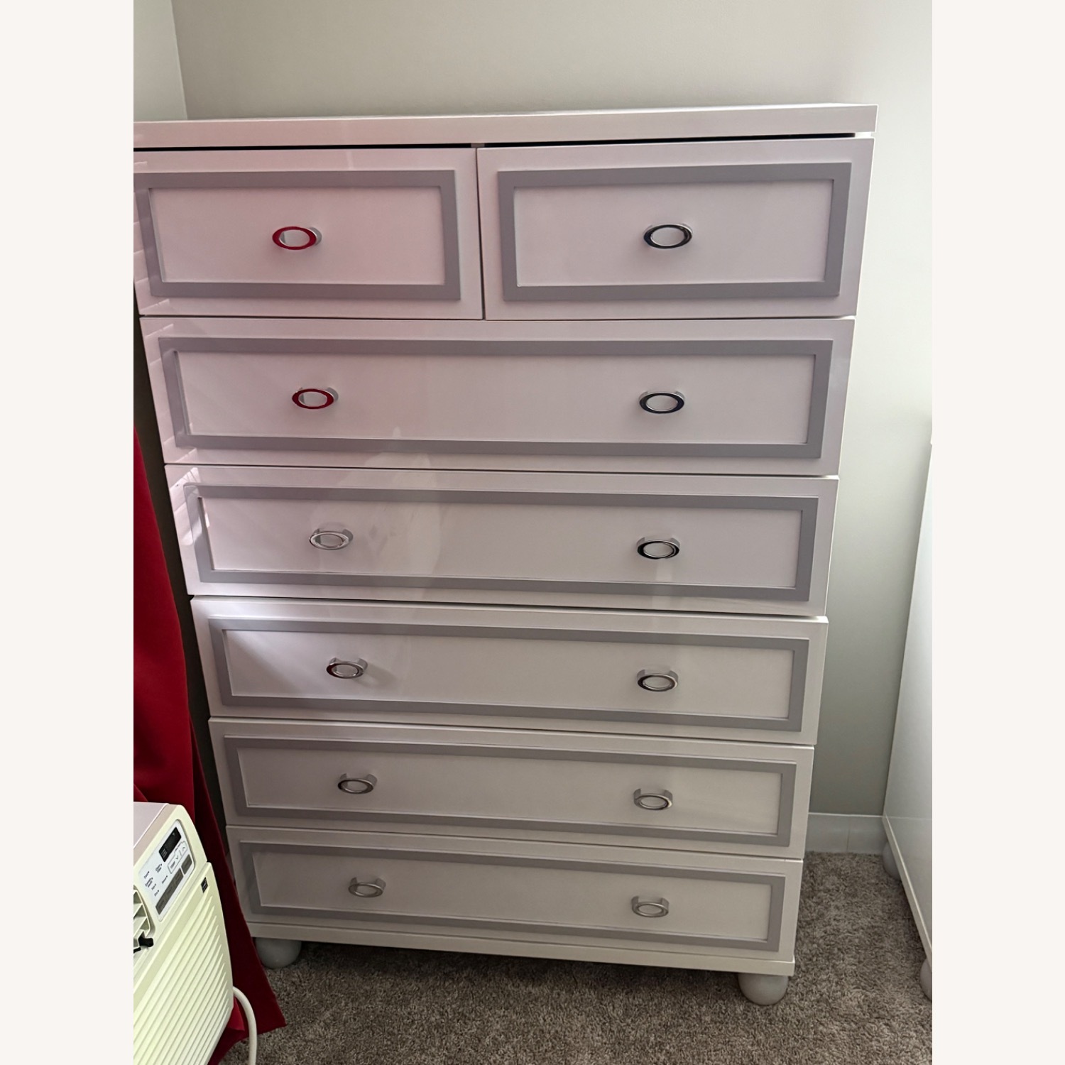 White Citadel Drawer Chest - image-3