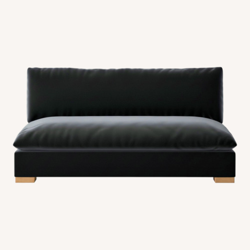 Used CB2 Deseo 65" Sofa Dark Gray Fabric 2 Seater Sofa for sale on AptDeco