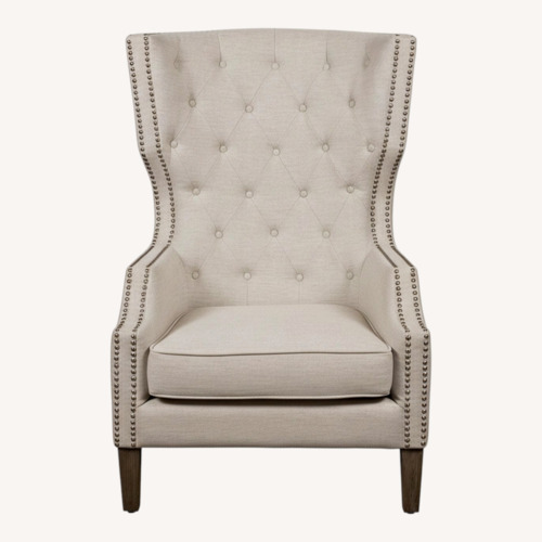 Used Tufted Large Armchair Nailhead Trim for sale on AptDeco