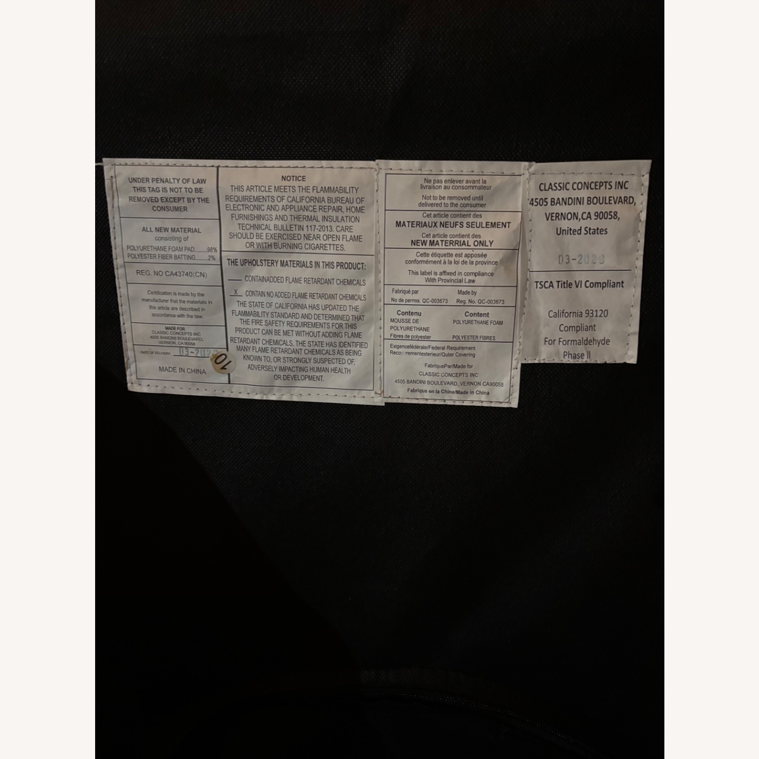 Tufted Large Armchair Nailhead Trim - image-9