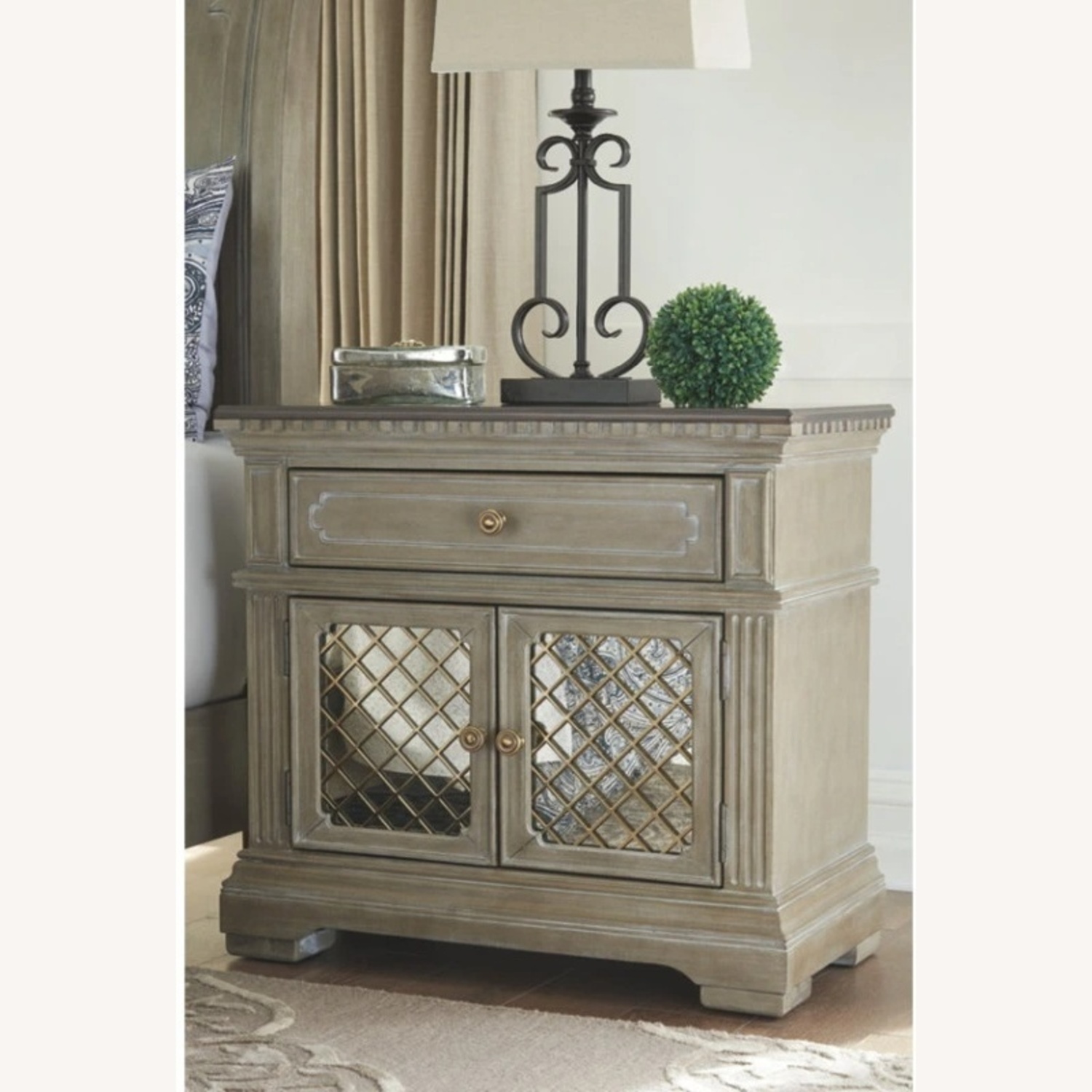 Ashley Furniture Borlend Wood Veneer Nightstands - image-8