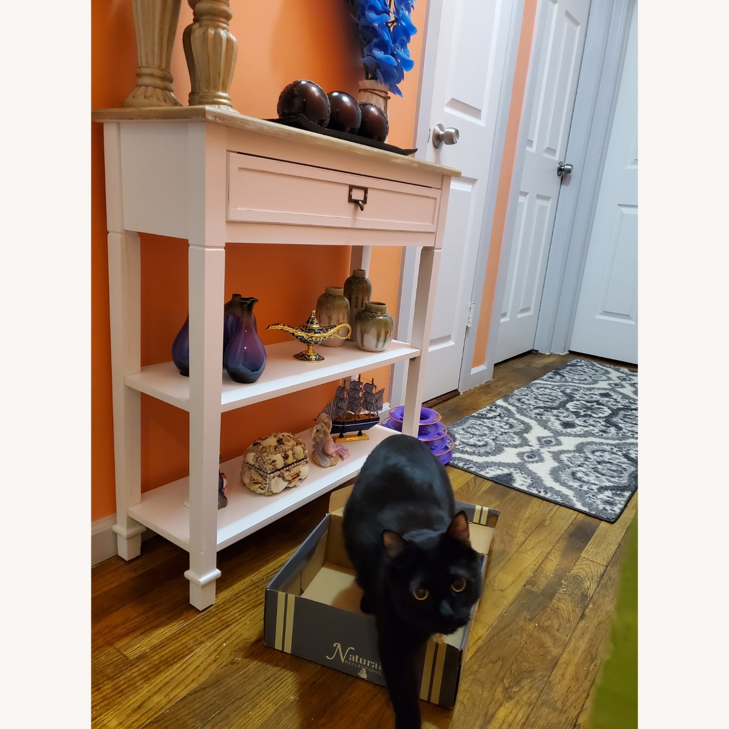 Amazon White Wood Coffee Table - image-3