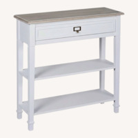 Amazon White Wood Coffee Table