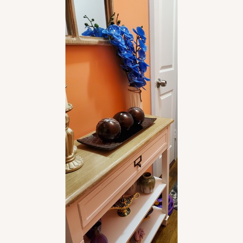 Used Amazon White Wood Coffee Table for sale on AptDeco