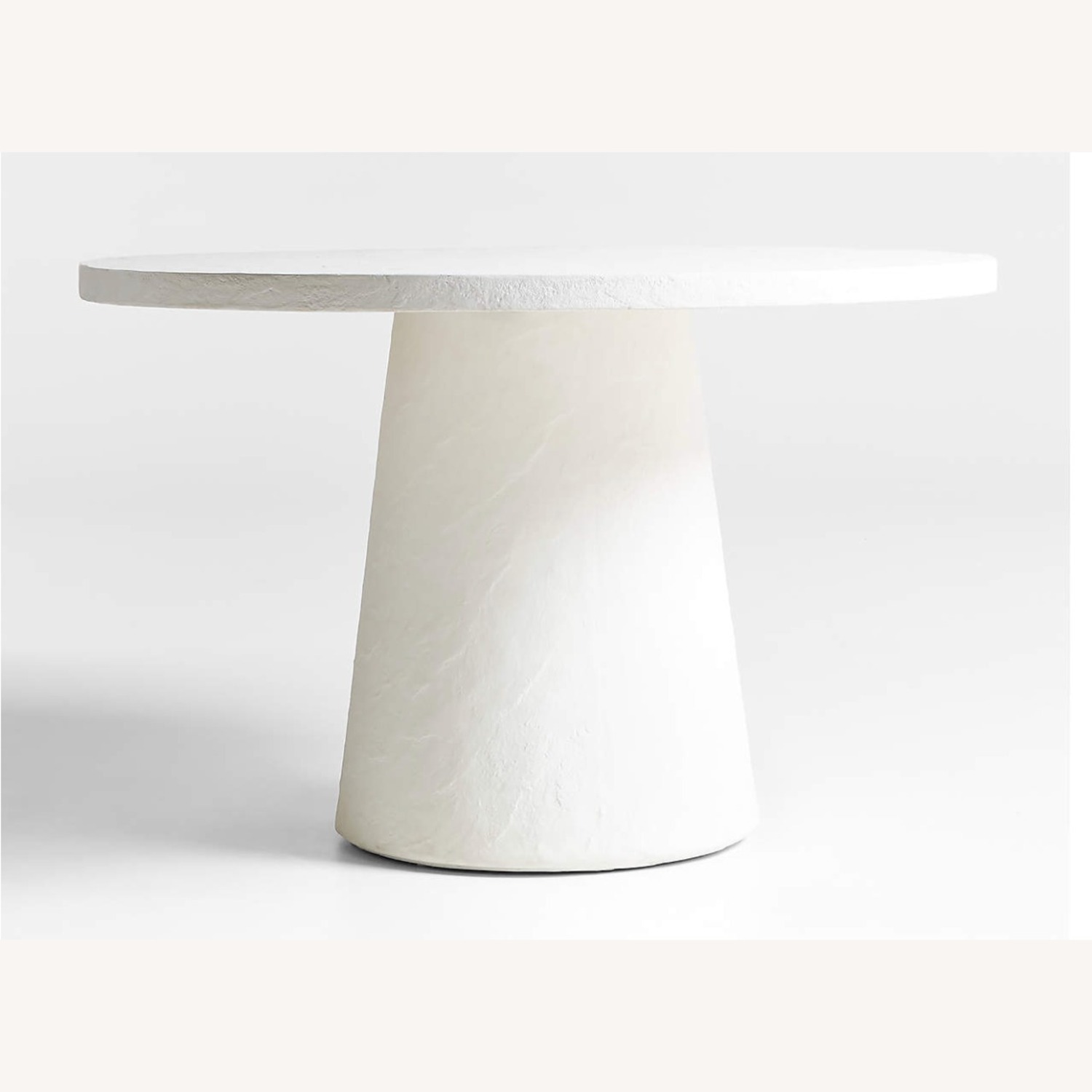 Crate & Barrel Leanne Ford White Concrete Dining Table - image-1
