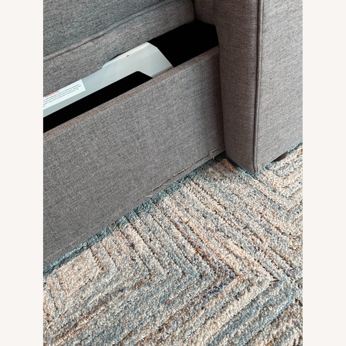 Used West Elm Harris Dark Gray Fabric Sleeper Sofa for sale on AptDeco